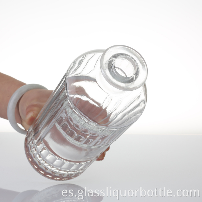 500ml Whiskey Glass Bottle For Screw